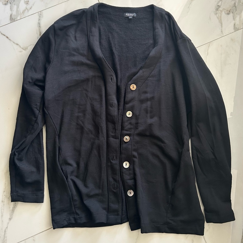 BLEUSALT Oversized Cardigan